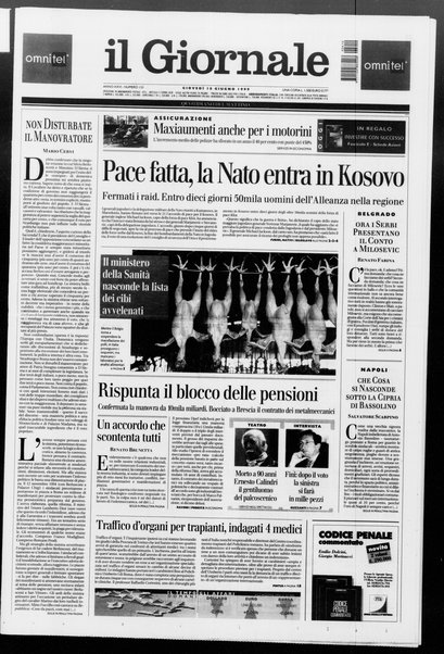 Il giornale : quotidiano del mattino